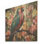 Faucon bleu et rose dans un arbre tropical II - perroquet sur bois-900614241
