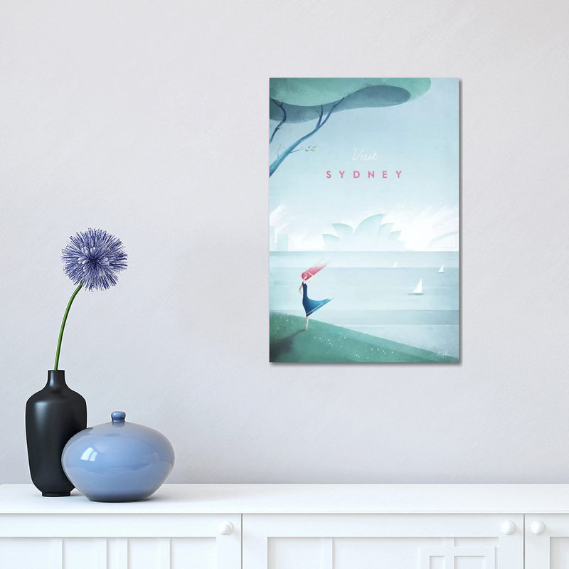 Sydney 1 Piece Wrapped Canvas Wall Art, 30.48 cm H x 45.72 cm W