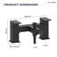 VeeBath Munro Bath Shower Mixer Tap with Kit-199044559