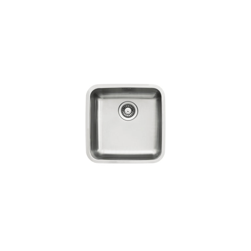 Ukinox 440mm W Single Bowl Stainless Steel Undermount Kitchen Sink