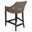 Tabouret de comptoir Layla brun antique