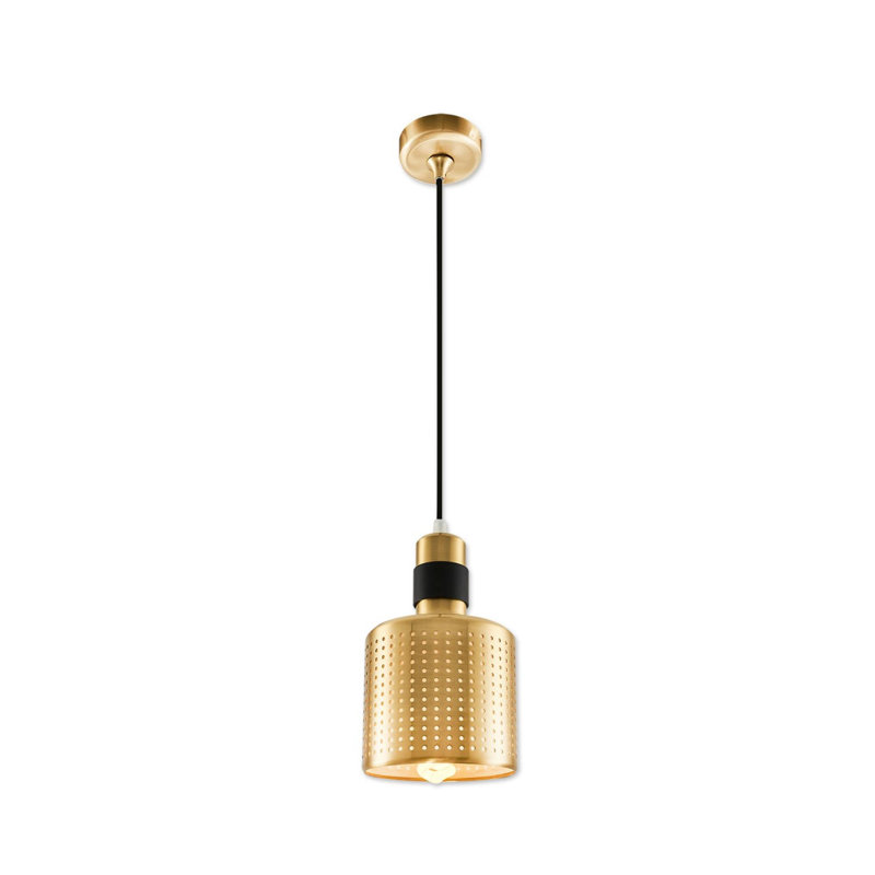 Antique Metal Chandelier, 12 cm Diameter x 47.2 inches Height | 1 x E14 Socket, 13W | Nostalgic Glam Design, Perfect for Dining Room & Living Spaces | Elegant Lighting Fixture for Home Decor