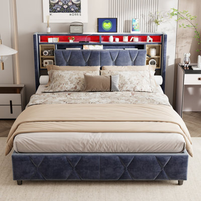 Upholstered Ottoman Storage Bed