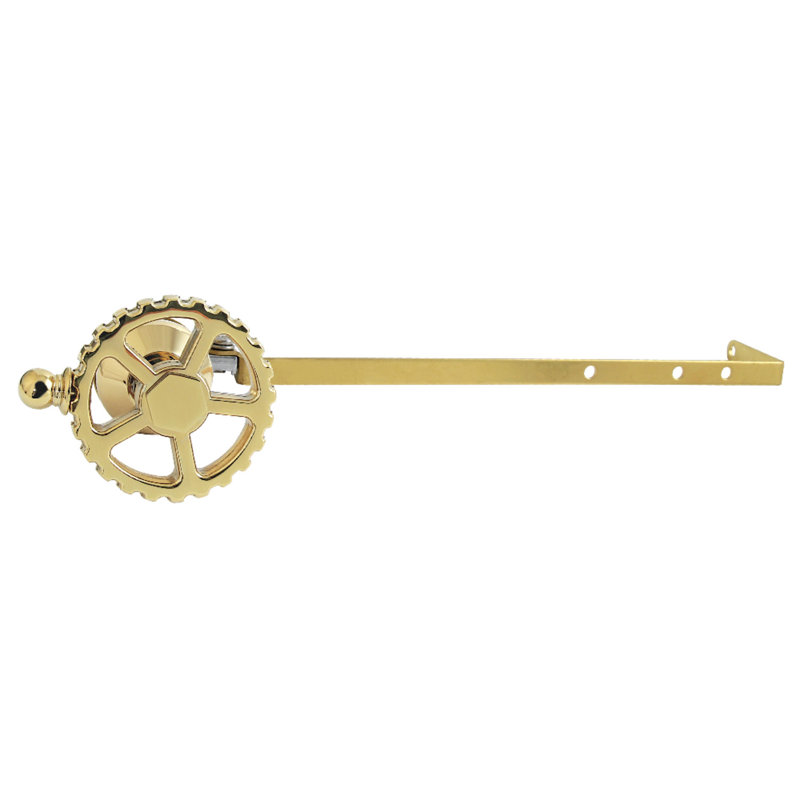 Levier de réservoir de toilette universel à fixation frontale ou latérale Kingston Brass Fuller, Laiton poli
