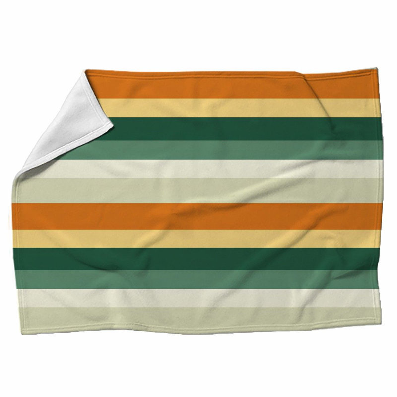 Machine Printed Throw Blanket, Throw
