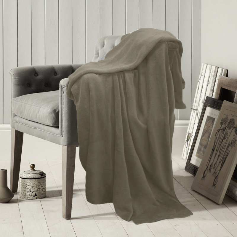 Couverture douce , Brun