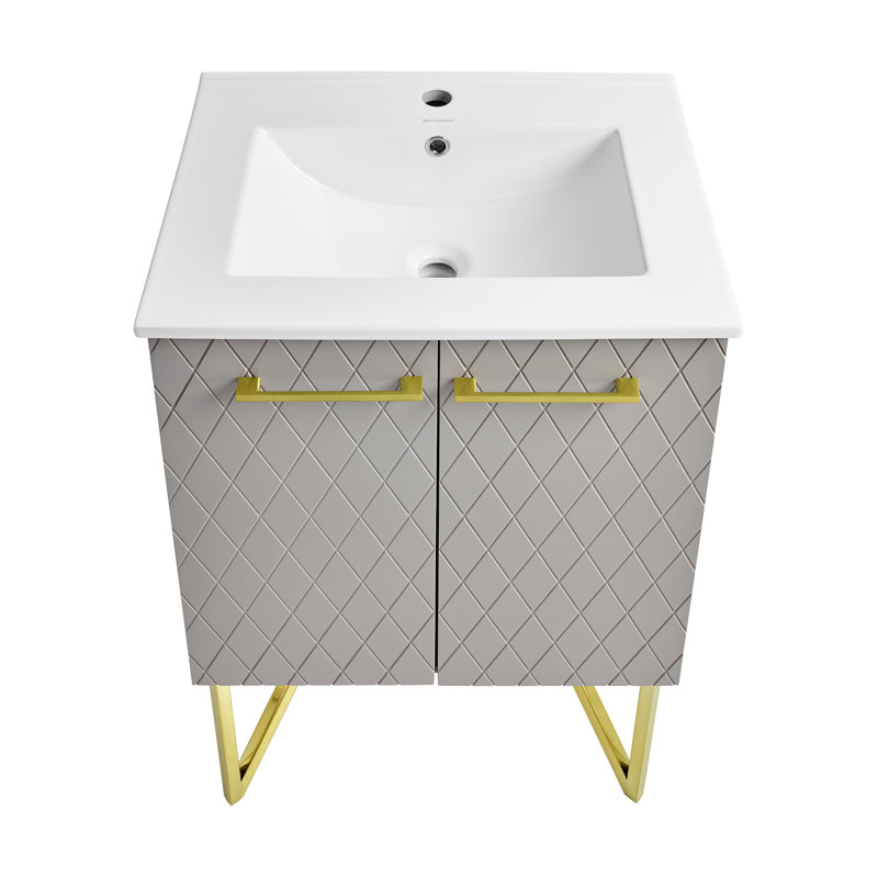 Annecy 24" Bathroom Vanity, Diamond Gray