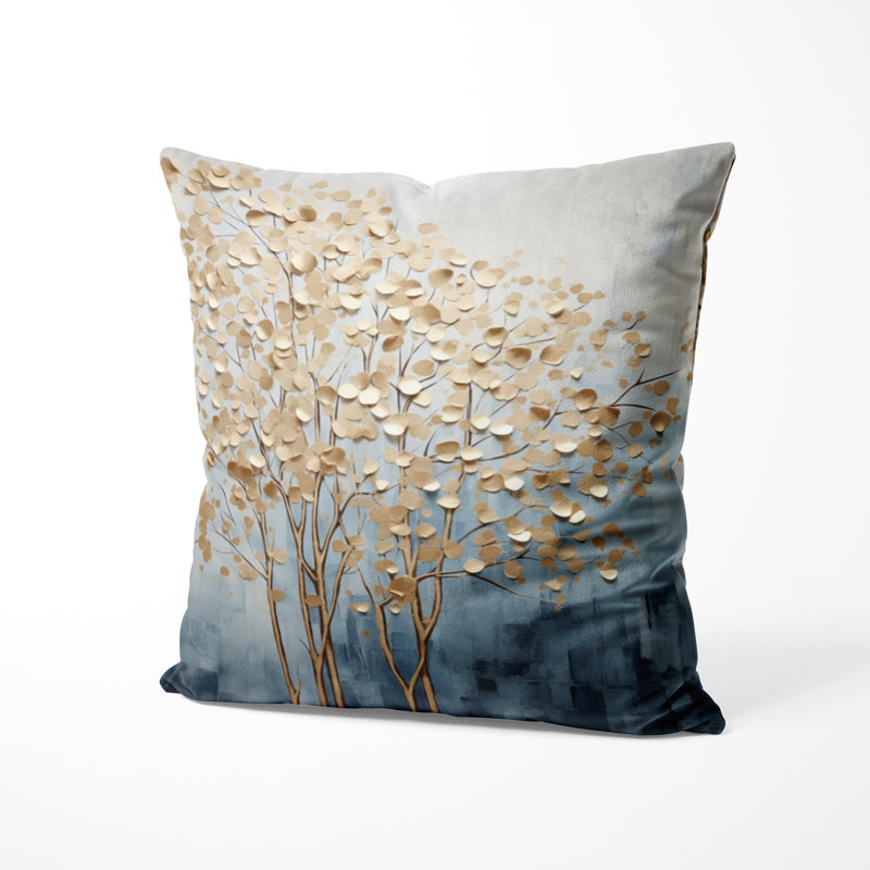 Coussin Trees - Minimalisme, H 16 po x l 16 po