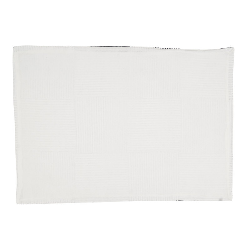 100% Cotton No Pattern Rectangle Placemat