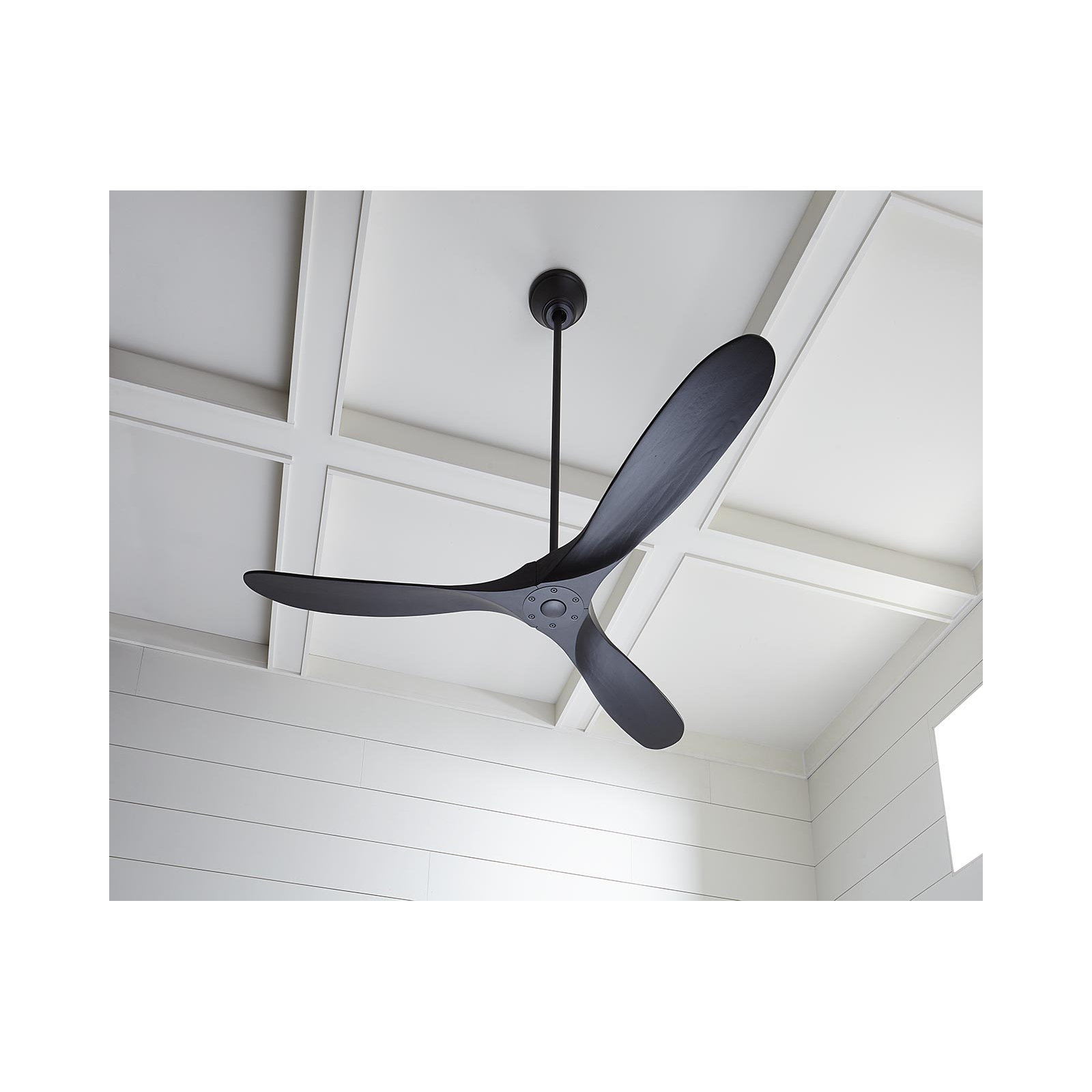 Obsidian 3 Blade Ceiling Fan, 60 inches, Matte Black