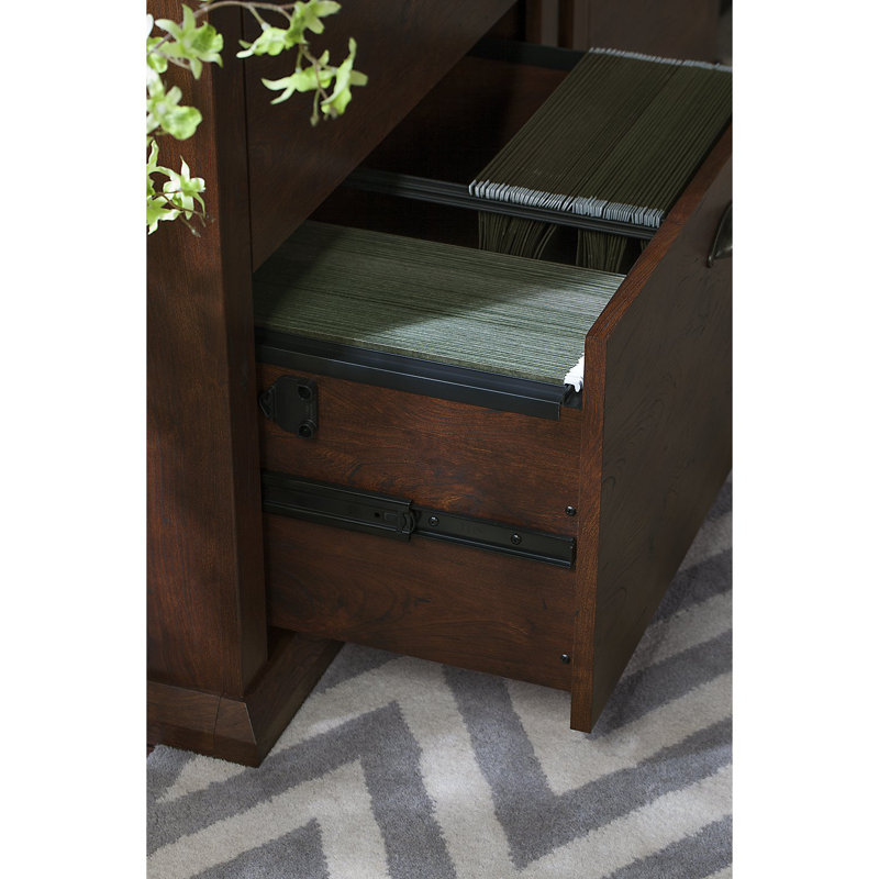 Siena 31'' Wide 2 -Drawer File Cabinet, Antique Cherry