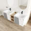 Meuble-lavabo mural 60 po avec lavabo