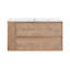 36" Wall Mounting Bathroom Vanity With Ceramic Sink, Soft Close Drawer-1486652784