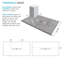 Base de douche à seuil zéro 60 po x 42 po avec drain central Transolide Trimslate Plus-115485095