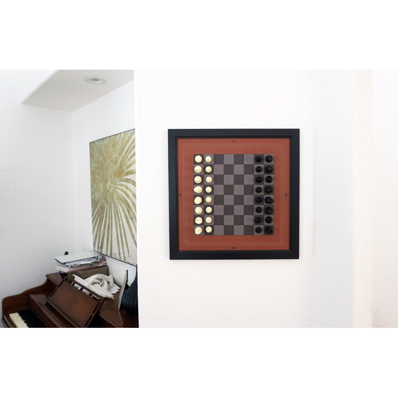 " Magnetic Canvas Chess Game- Modern "
