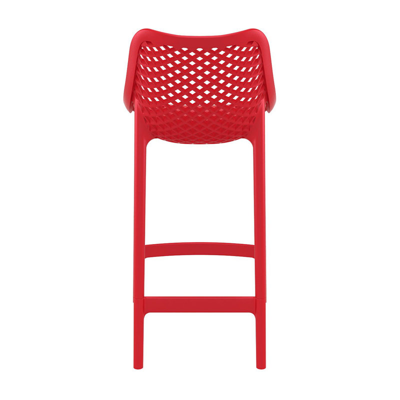 Tabouret de bar pour le patio Farrah, Rouge, 25.6"