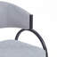Ensemble de 2 chaises rembourrées élégantes avec pieds en métal pour les salles à manger modernes-200713088