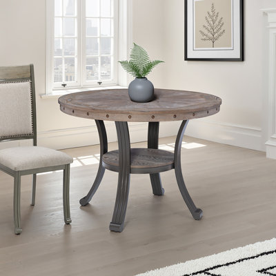 Luker 45" Round Wood Dining Table
