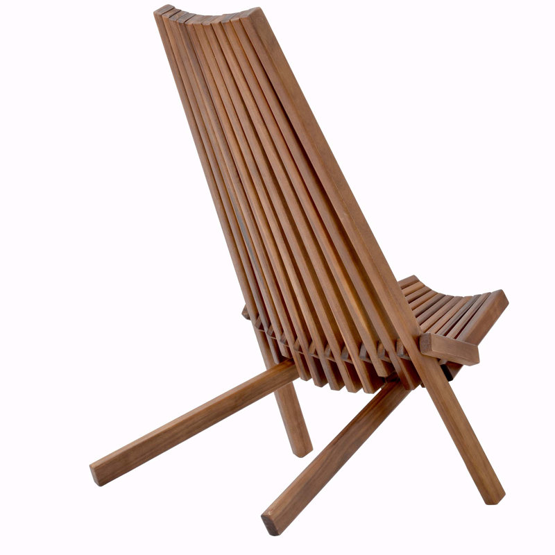 Evlalia Outdoor/Indoor Wood Folding Chair