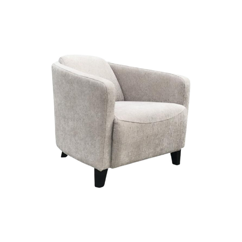 Fauteuil demi-tonneau Turnball, gris