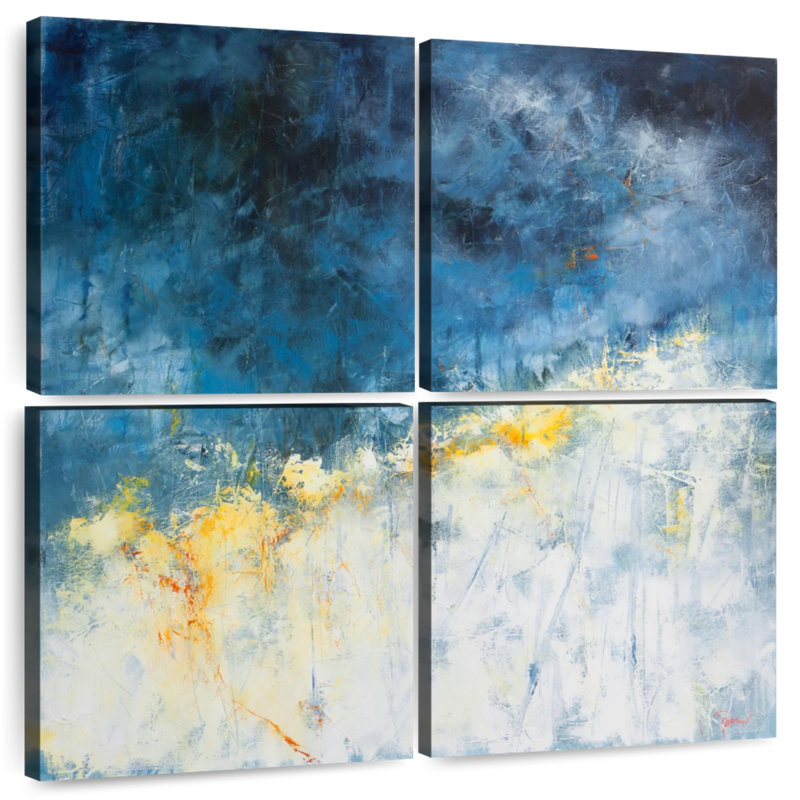 Avery Yellow Bloom, 38'' H x 38'' W