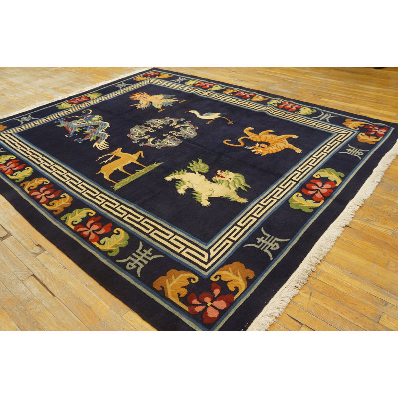 Antique Chinese - Tibetan Knotted Rug