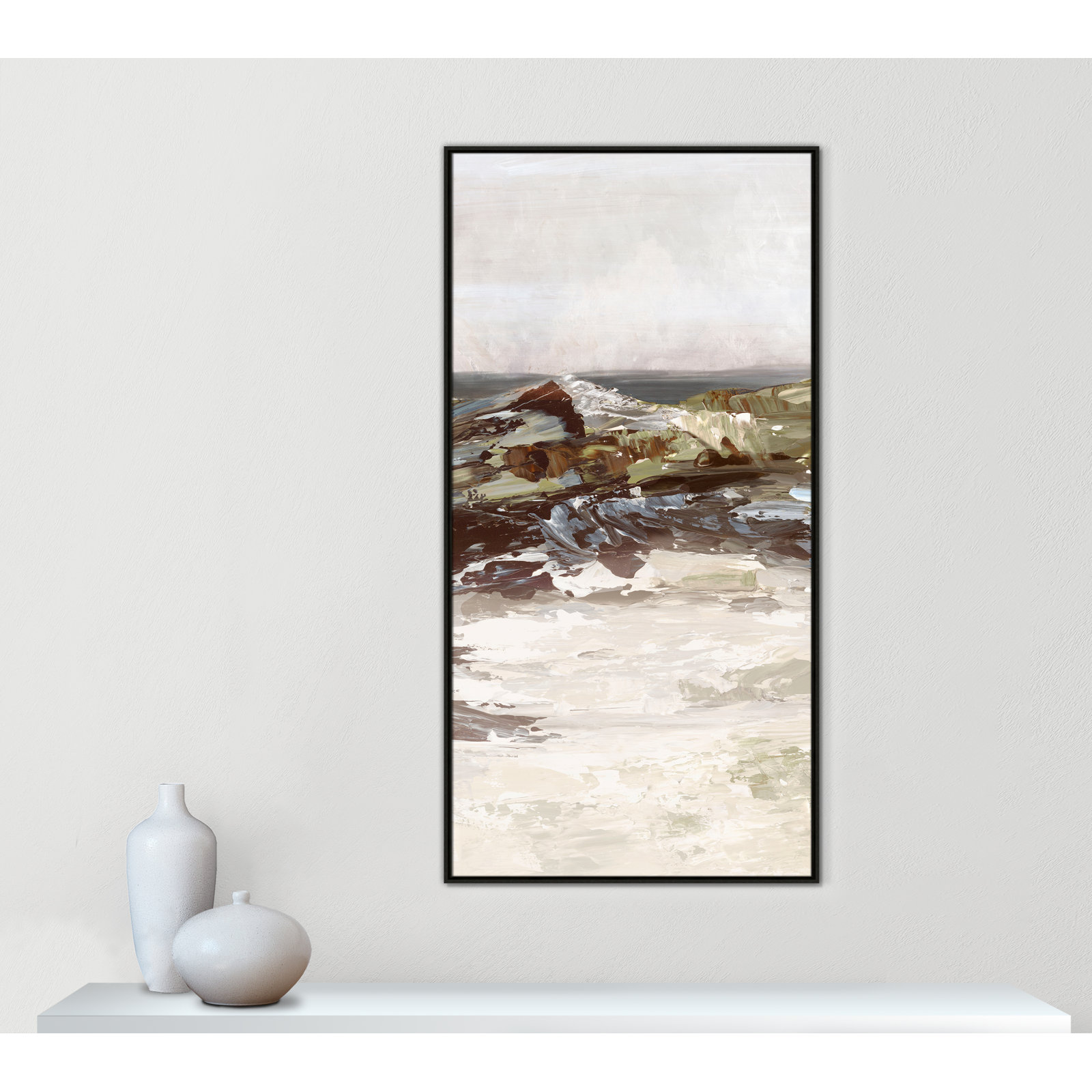 Conan "Stoney Peak" Print, 61.5" H x 31.5" W, Espresso