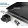 Flame King Portable Propane Cast Iron Grill Griddle Tabletop with Regulator for RV Pullout Kitchen