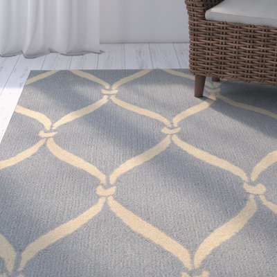 Wurster Hand Hooked Performance Chevron Rug