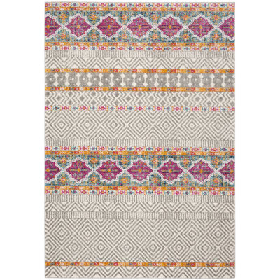 Tapis gris / ivoire Felty 614