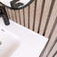 30 po Meuble-lavabo mural avec plateau en céramique blanche assemblé-1303971790
