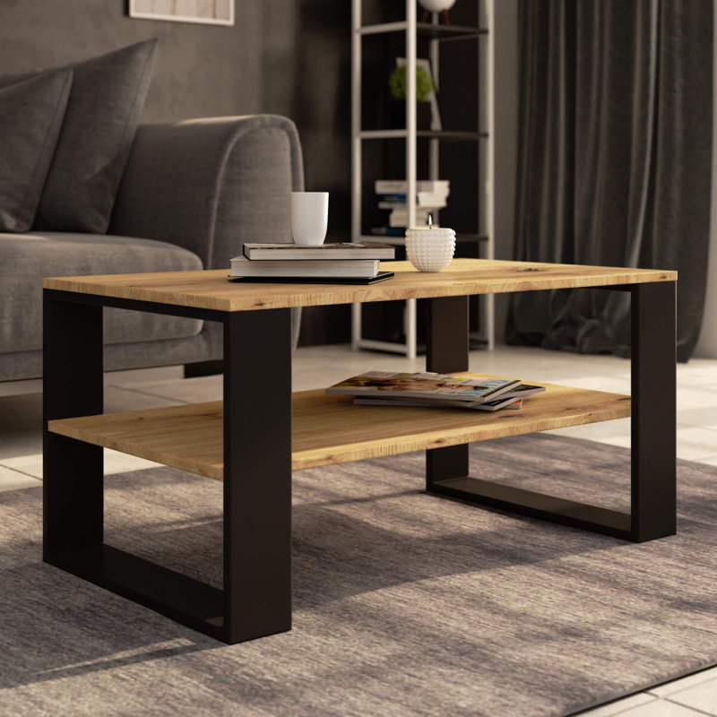Shadiqua Four Leg Coffee Table with Storage