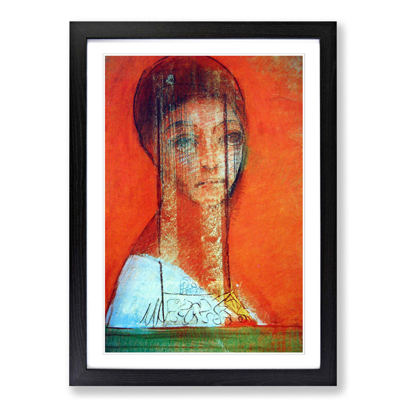 Odilon Redon - Single Picture Frame Painting, Black