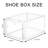 4 Pair Stackable Shoe Storage Cabinet