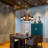 Aldolphus 6 - Light Dimmable Geometric Chandelier