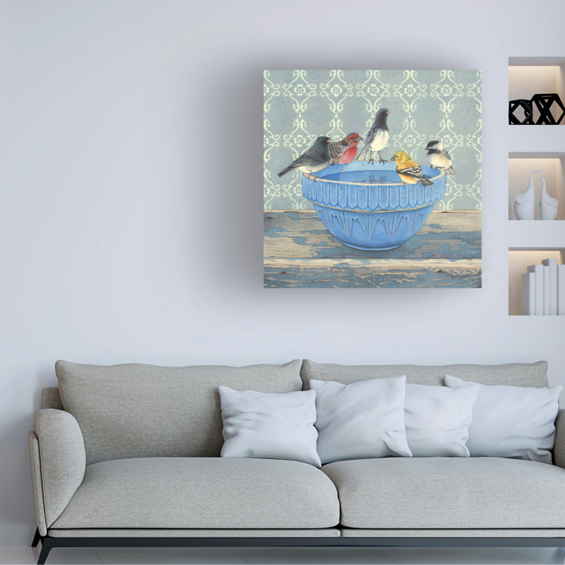 Marvindale «Gathering At The Blue Bowl», reproduction sur toile, H 35 po x l 35 po x P 2 po