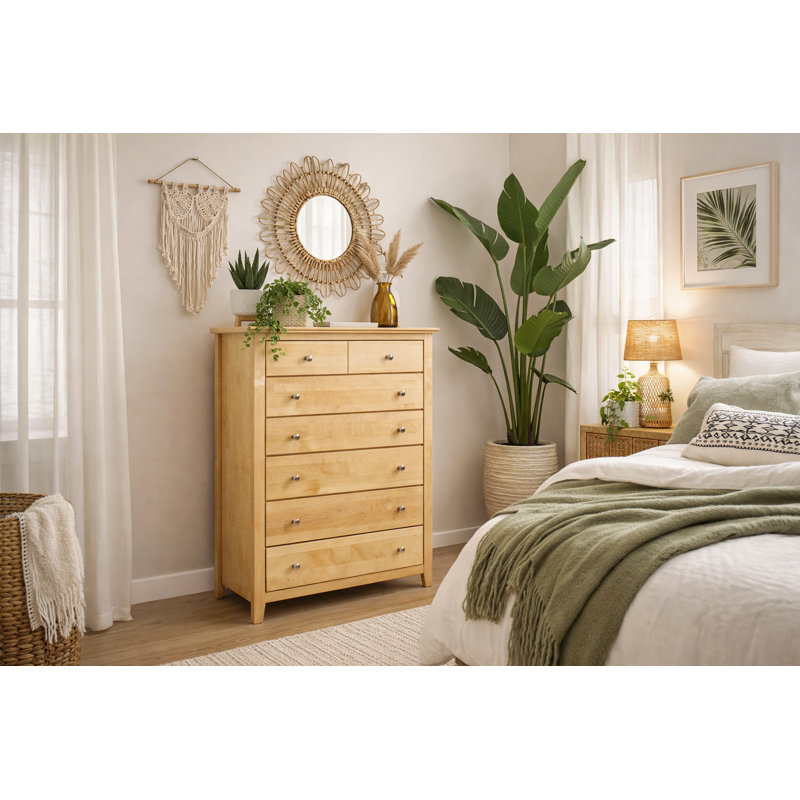 Ensemble de chambre à coucher configurable en bois massif Stratford