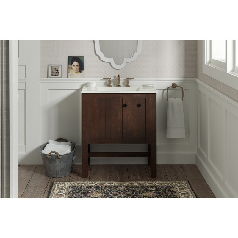 Tresham® 30" Single Bathroom Vanity Base Only, Woodland