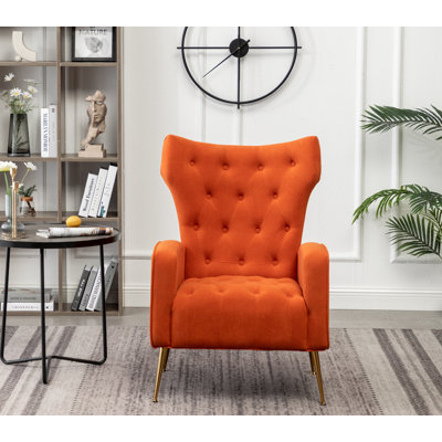 Floreal 27'' Wide Velvet Wingback Chair