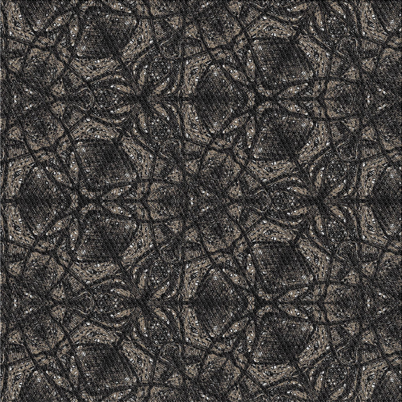 Tapis gris, Carré 3 pi