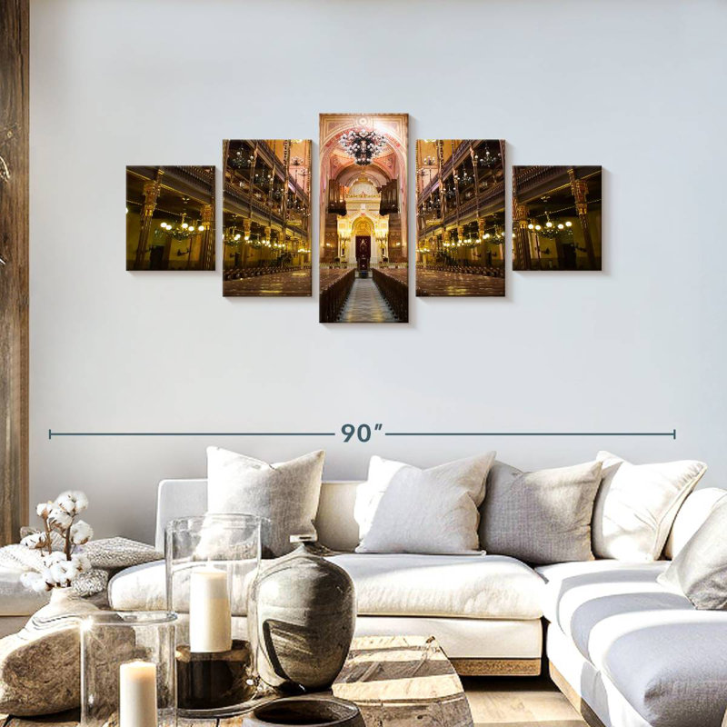Great Synagogue Interior, 30" H x 68" W