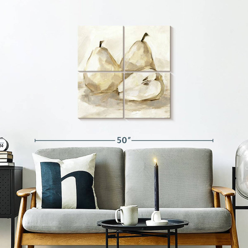 Yarlin White Pear Study I, 26" H x 26" W