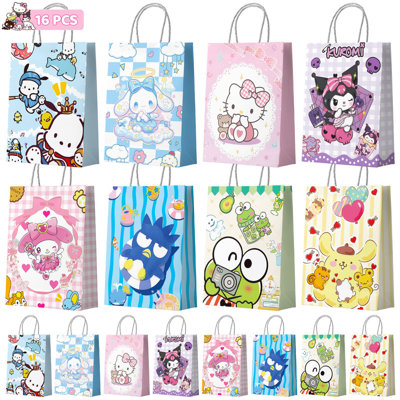 Ensemble de 16 sacs de fête Sanrio, ensemble de sacs Sanrio Goodie