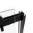 Bypass Shower Door, Sliding Door, With 5/16" Tempered Glass And Matted Black Finish 6074
