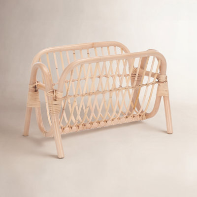 Era Solid Wood Free Standing Magazine Rack