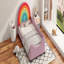 Cadre de lit simple pour lit d'enfant arc-en-ciel coloré mignon