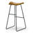 Younts Upholstered Counter Stool with Metal Frame-286438435-286438436