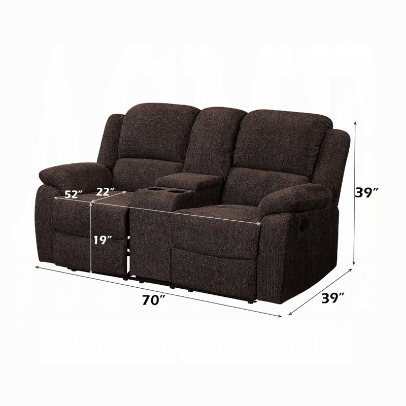 Causeuse en chenille Madden
