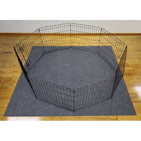 Drymate Premium Dog Crate Mat Liner, Absorbent, Waterproof, Non-Slip, Washable Puppy Pee Pad for Kennel Training - Use Under Pet Cage to Protect