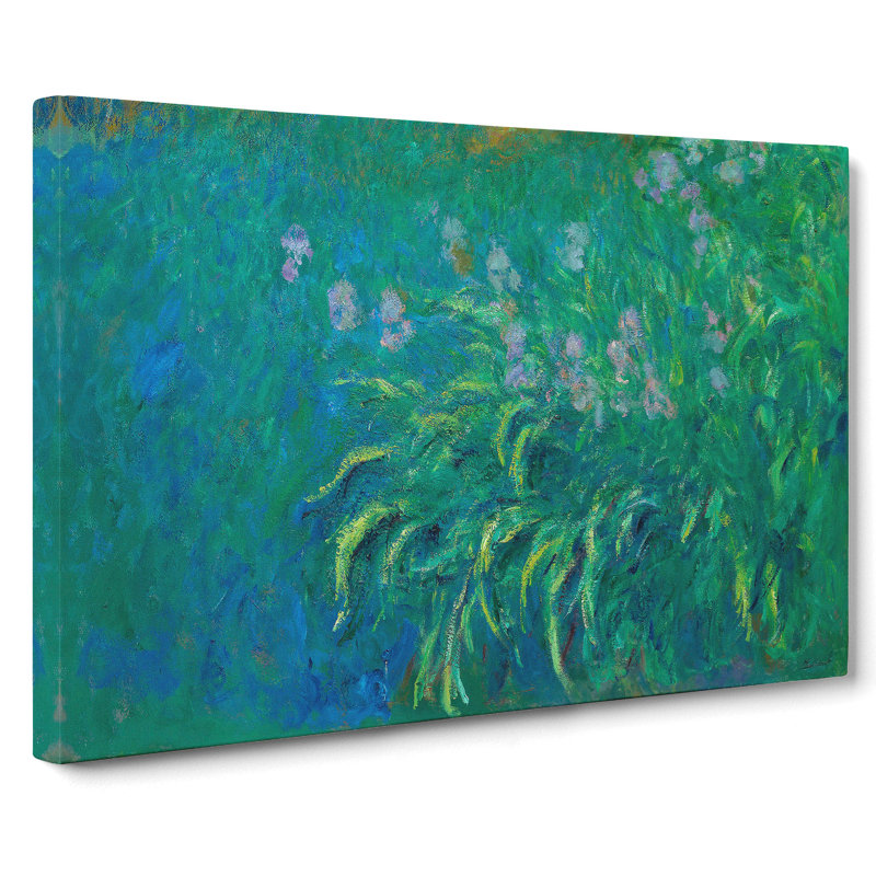 Irises by Claude Monet - Wrapped Canvas, 35cm H x 50cm W x 3cm D